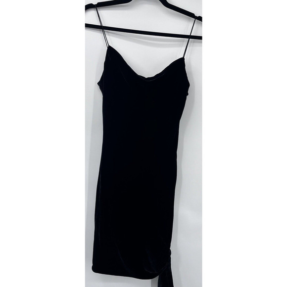 Cinq A Sept Ryder Black Velvet Mini Dress Women's Size 0 - Picture 8 of 15